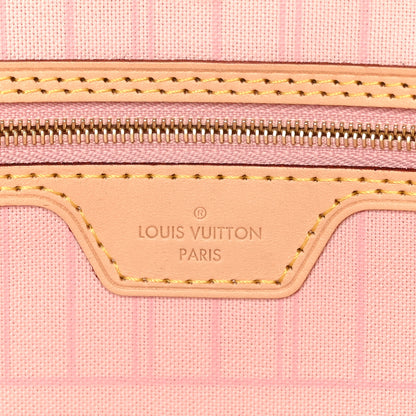 Louis Vuitton Damier Azur Neo Neverfull GM Rose Ballerine 7 of 9