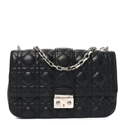Christian Dior Lambskin Cannage Medium Miss Dior Flap Black 1 of 10