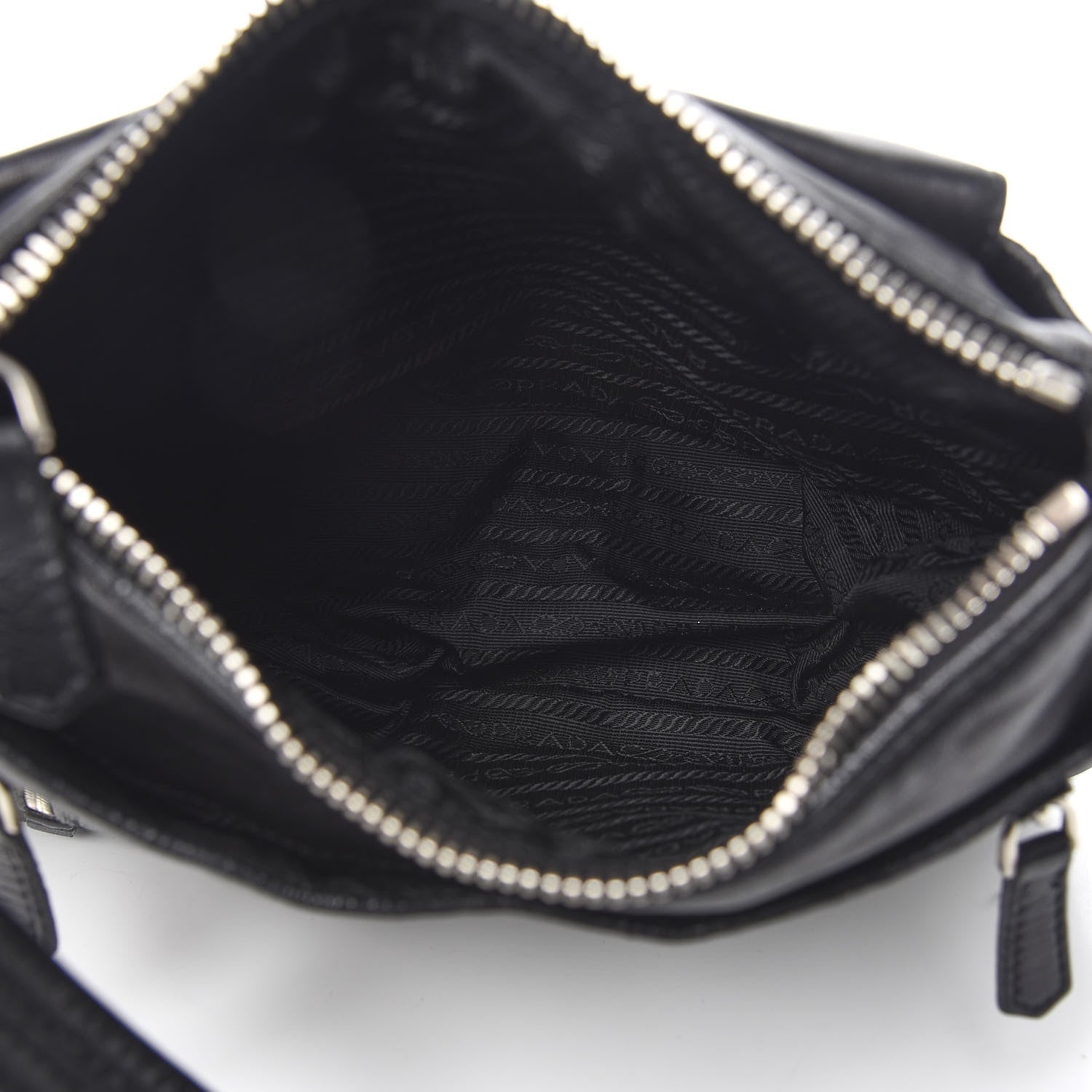 Prada Soft Calfskin Hobo Black 5 of 11
