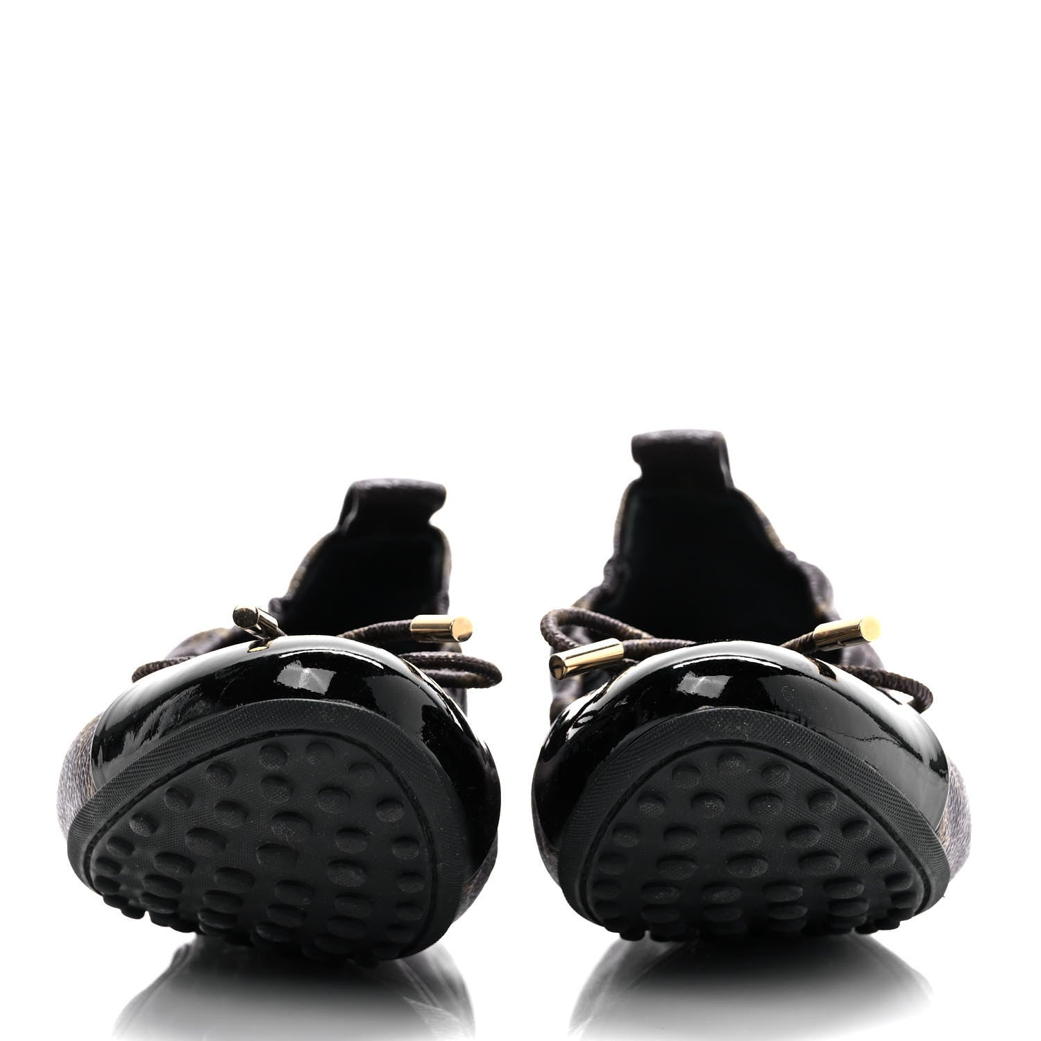 Louis Vuitton Monogram Flirty Ballerina Flats 37 Black 2 of 7