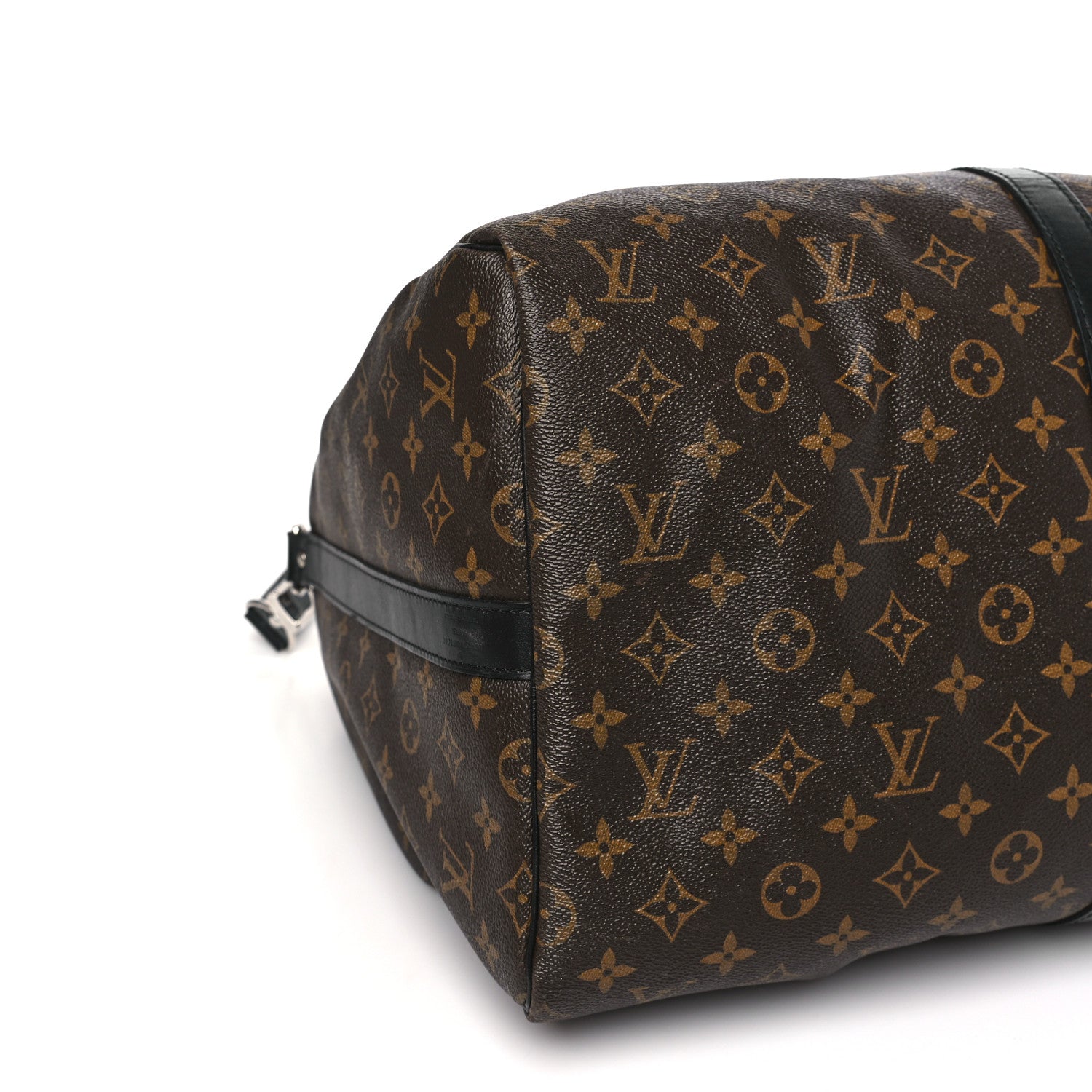 Louis Vuitton Monogram Macassar Keepall Bandouliere 55 6 of 7