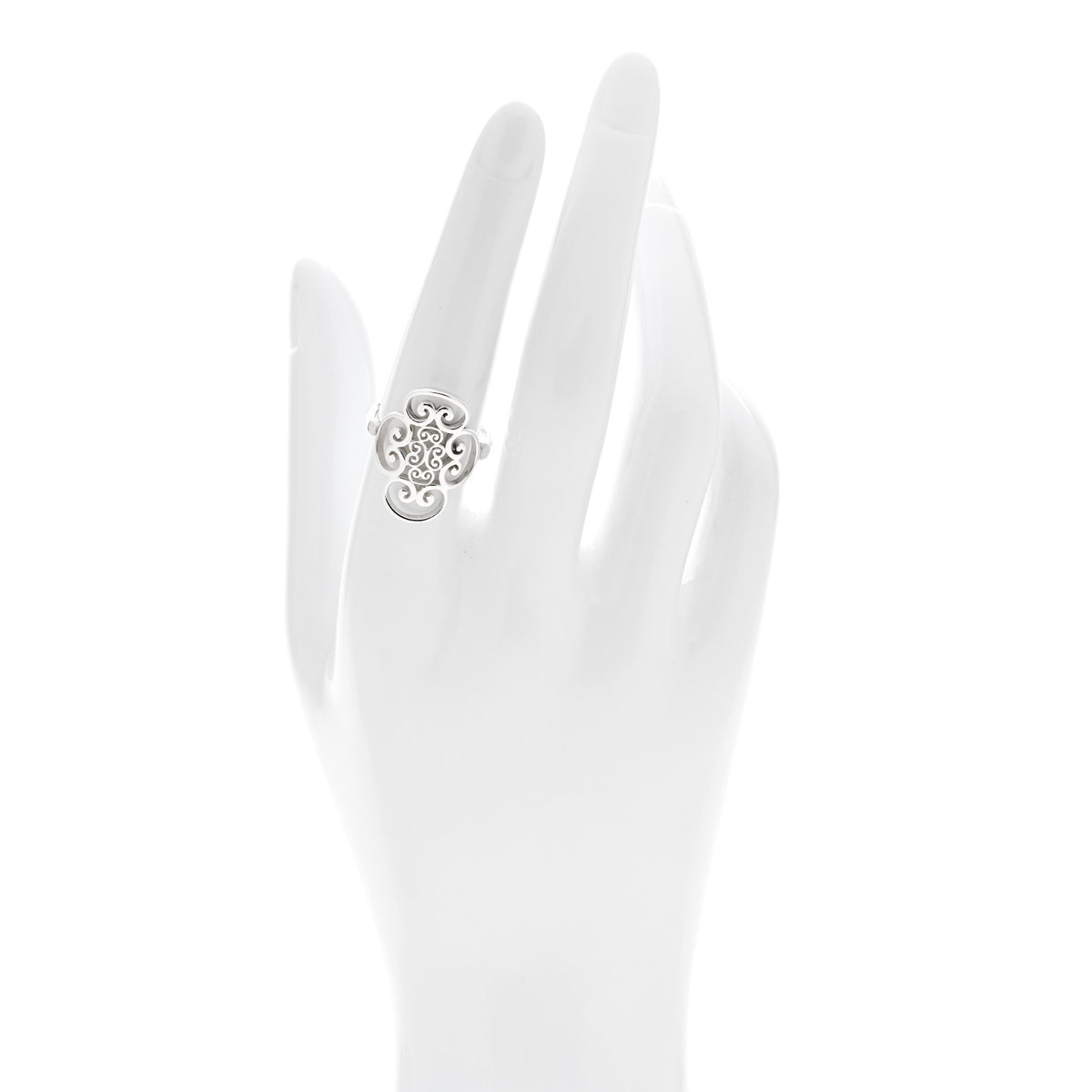 Tiffany Sterling Silver Paloma Picasso Venezia Goldoni Quadruplo Ring 53 6.5 2 of 6