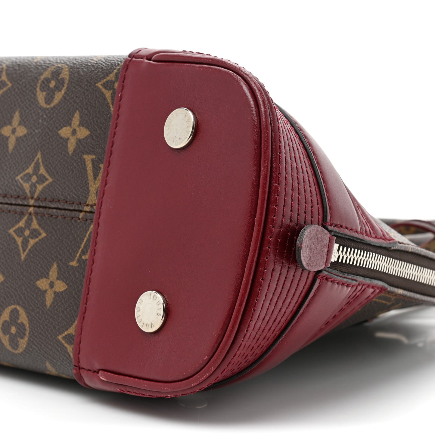 Monogram Shine Alma PM Bordeaux