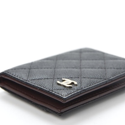 Chanel Caviar Quilted Card Holder Wallet Black 5 of 9