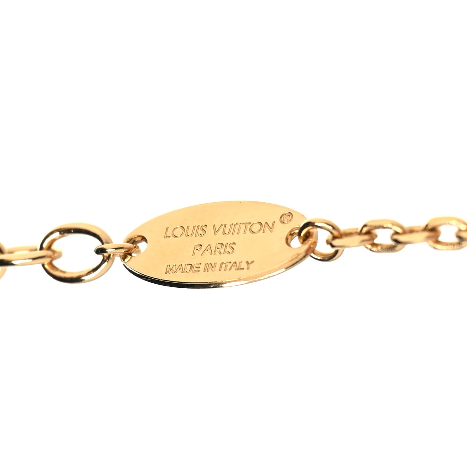 Louis Vuitton Metal Blooming Supple Necklace Gold 4 of 6