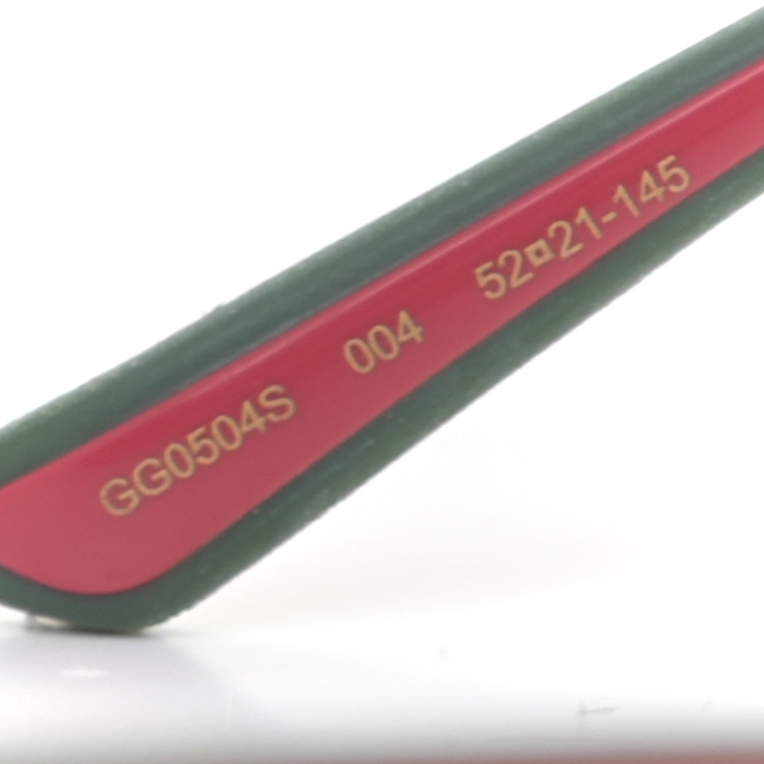 Gucci Round Sunglasses GG0504S Red Green 5 of 7