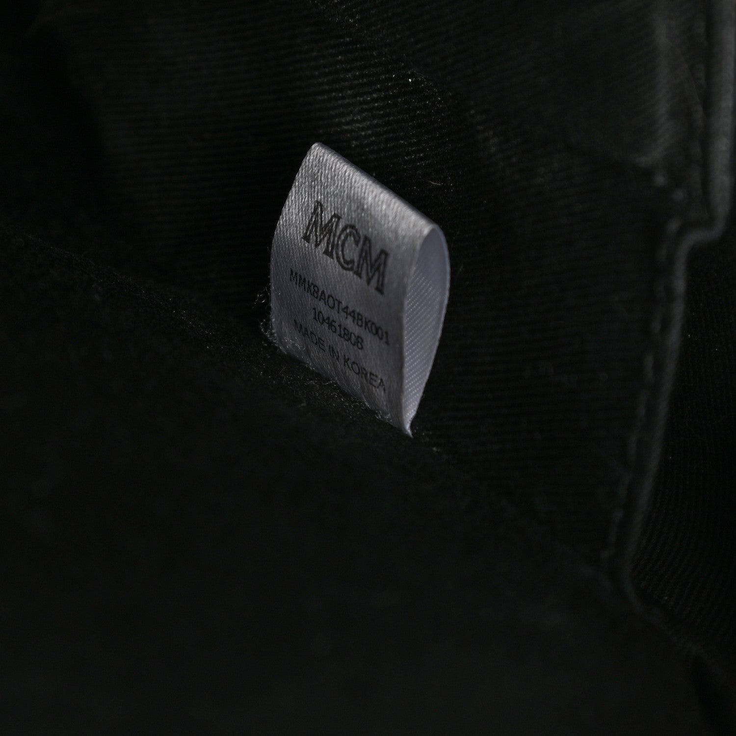 MCM Calfskin Ottomar Small Stark Backpack Black 7 of 10