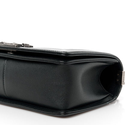 Chanel Caviar Quilted Medium Boy Flap Black 10 of 11