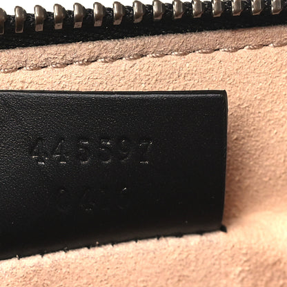 Gucci Calfskin GucciGhost Life is Gucci Zip Pouch Black 7 of 7