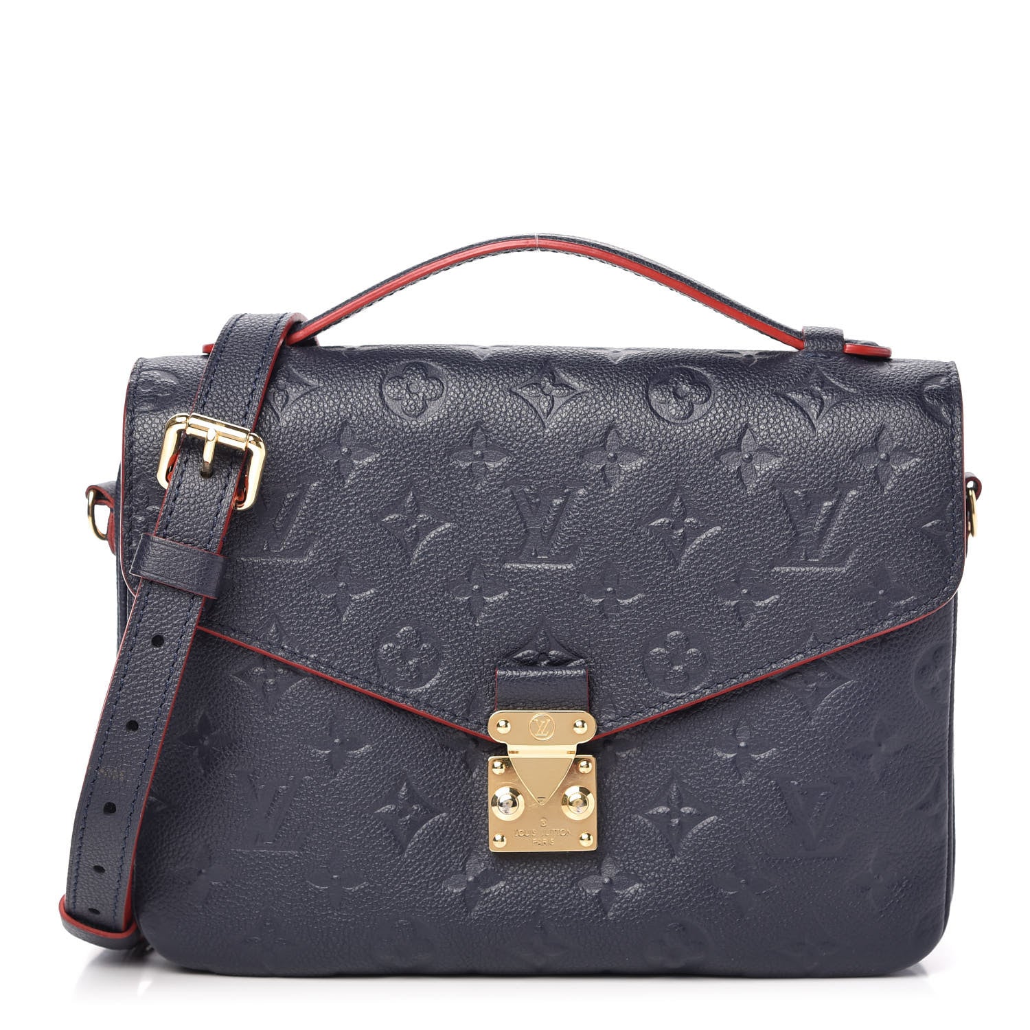 Louis Vuitton Empreinte Pochette Metis Marine Rouge 1 of 10