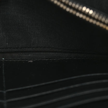Prada Saffiano Bow Continental Wallet Black 7 of 15