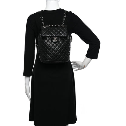 Chanel Lambskin Quilted Small Urban Spirit Backpack Black 2 of 11