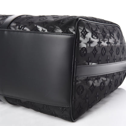 Louis Vuitton Monogram See Through Keepall Bandouliere 50 Black 10 of 10