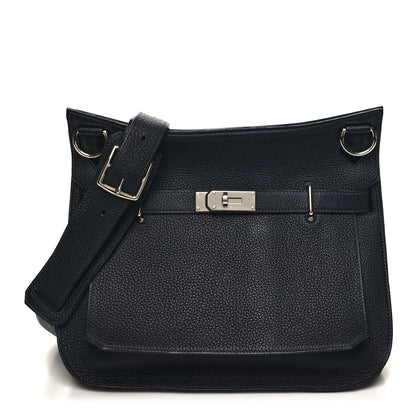 Hermes Taurillon Clemence Jypsiere 34 Black 1 of 11