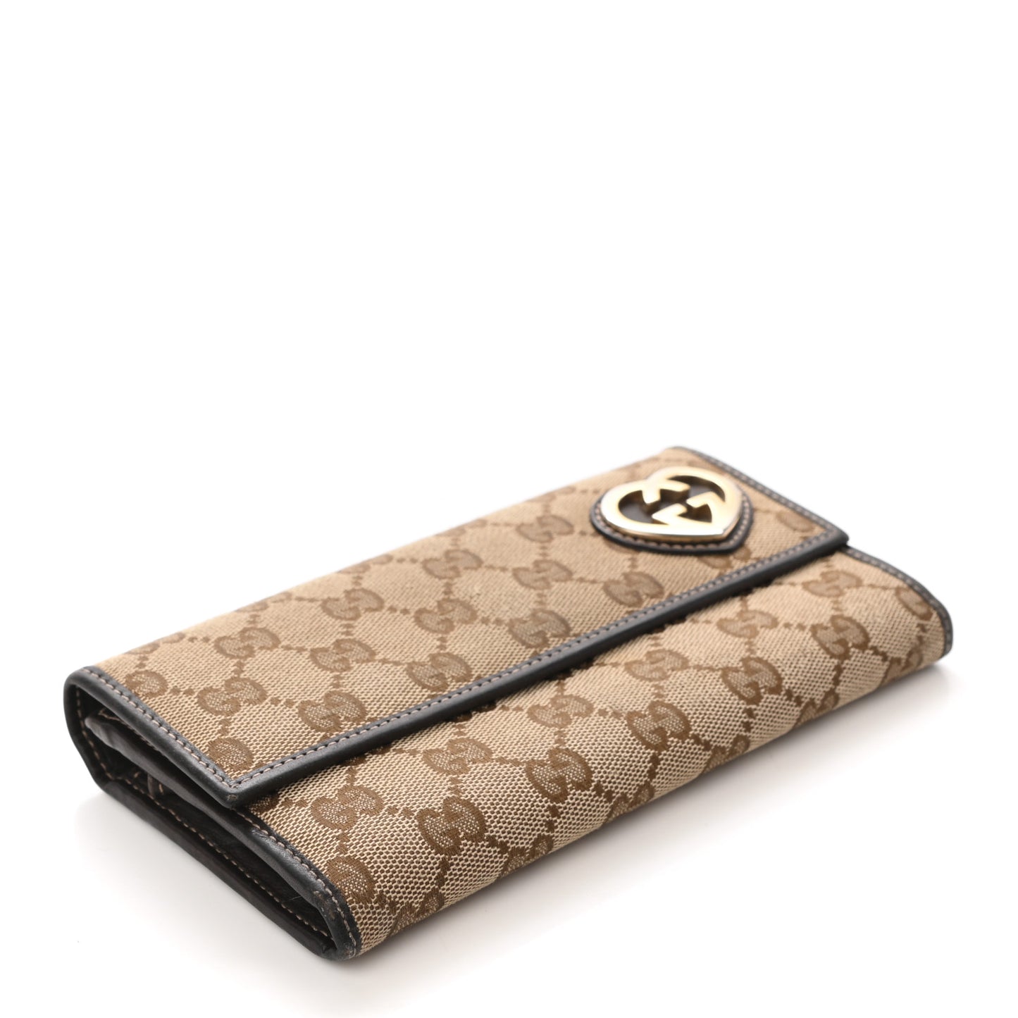 Monogram Lovely Heart Continental Wallet Brown