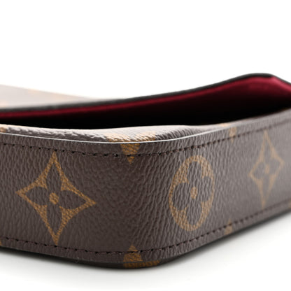 Louis Vuitton Monogram Pochette Felicie Chain Wallet Fuchsia 12 of 13