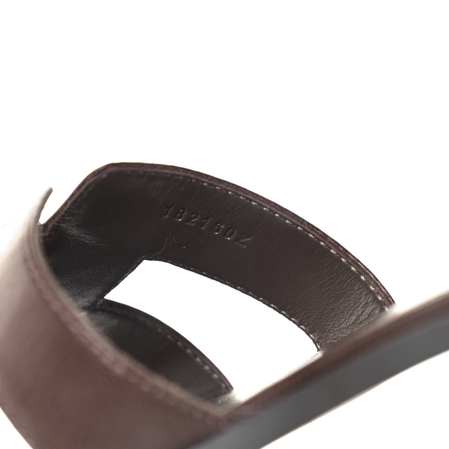 Hermes Goatskin Oran Sandals 39.5 Gris Galet 8 of 13