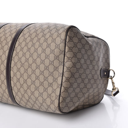 Gucci GG Plus Monogram Large Carry On Duffle Bag Brown 9 of 14