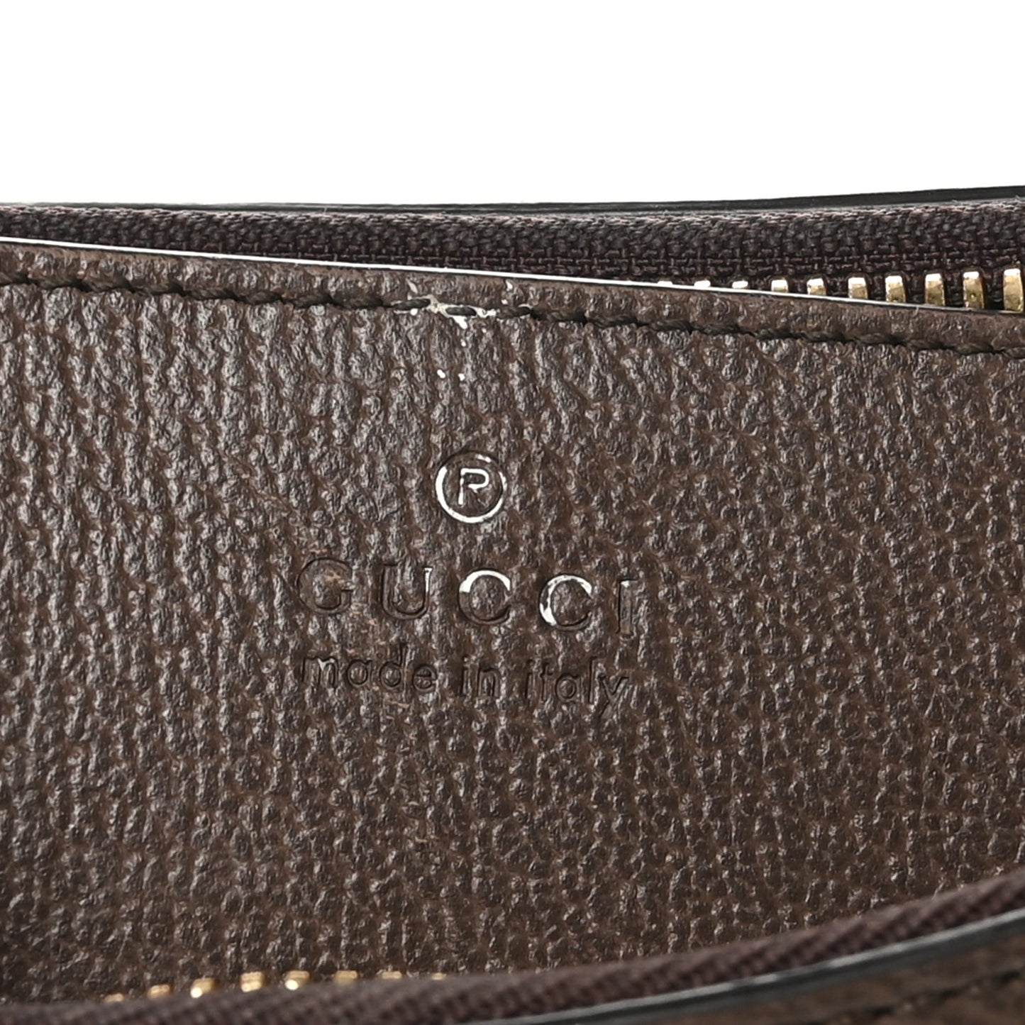 GG Supreme Monogram Textured Dollar Calfskin Web Small Ophidia GG Handbag Beige Ebony New Acero