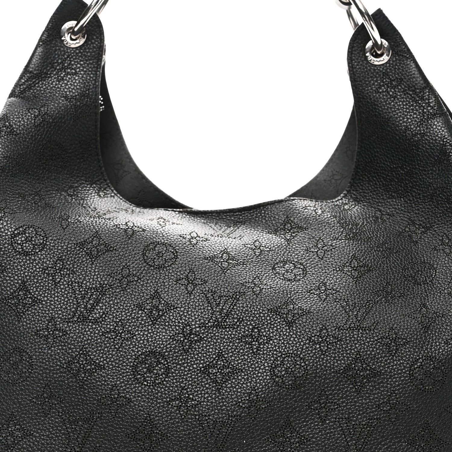 Louis Vuitton Mahina Carmel Hobo Black 7 of 9