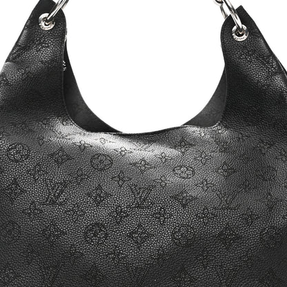 Louis Vuitton Mahina Carmel Hobo Black 7 of 9