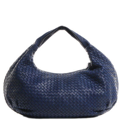 Bottega Veneta Nappa Intrecciato Large Belly Veneta Hobo Sapphire 1 of 8