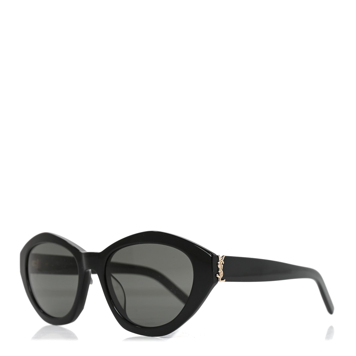 Saint Laurent Acetate Cat Eye SL M60 Sunglasses Black 1 of 8