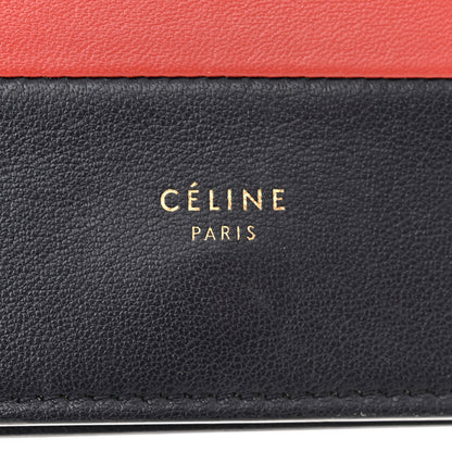 Celine Smooth Lambskin Frame Evening Chain Clutch Dark Navy Claycourt 5 of 10