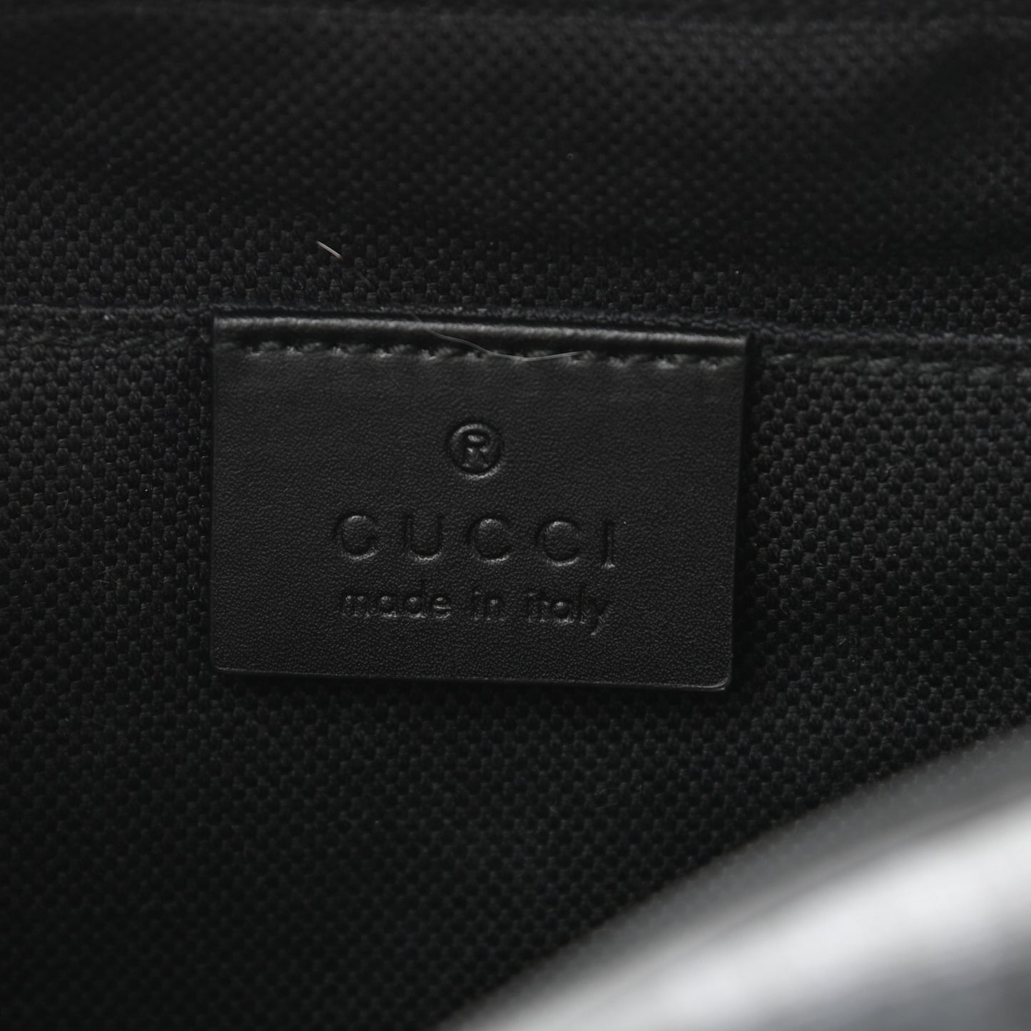 GG Supreme Monogram Web Shoulder Bag Black Grey