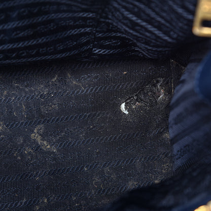 Prada Saffiano Medium Galleria Double Zip Tote Azzurro 10 of 10