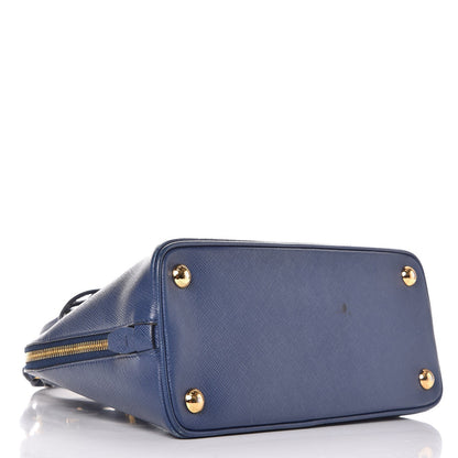 Prada Saffiano Lux Small Promenade Tote Bluette 4 of 17