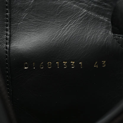 Saint Laurent Calfskin Mens Wyatt Marrakesh Harness Ankle Boots 43 Black 8 of 10