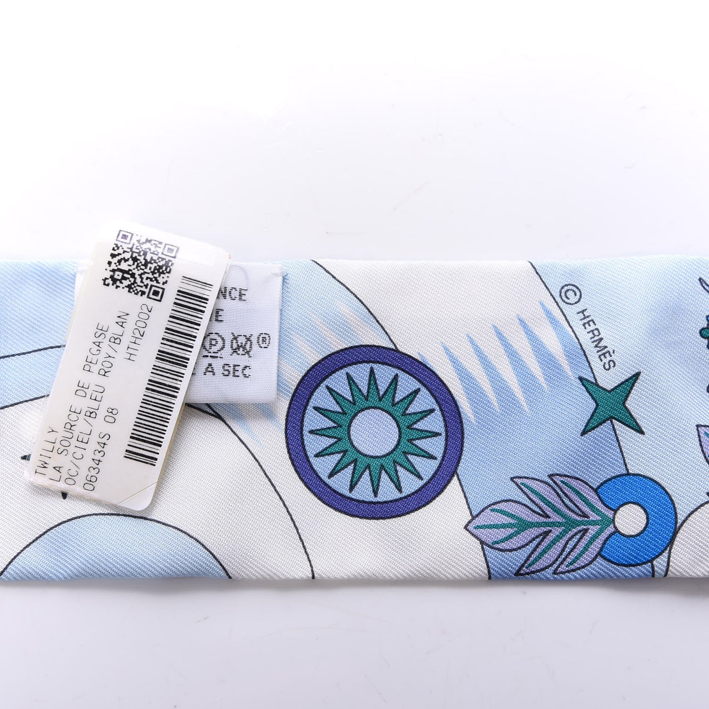 Silk La Source de Pegase Twilly Ciel Bleu Royal White
