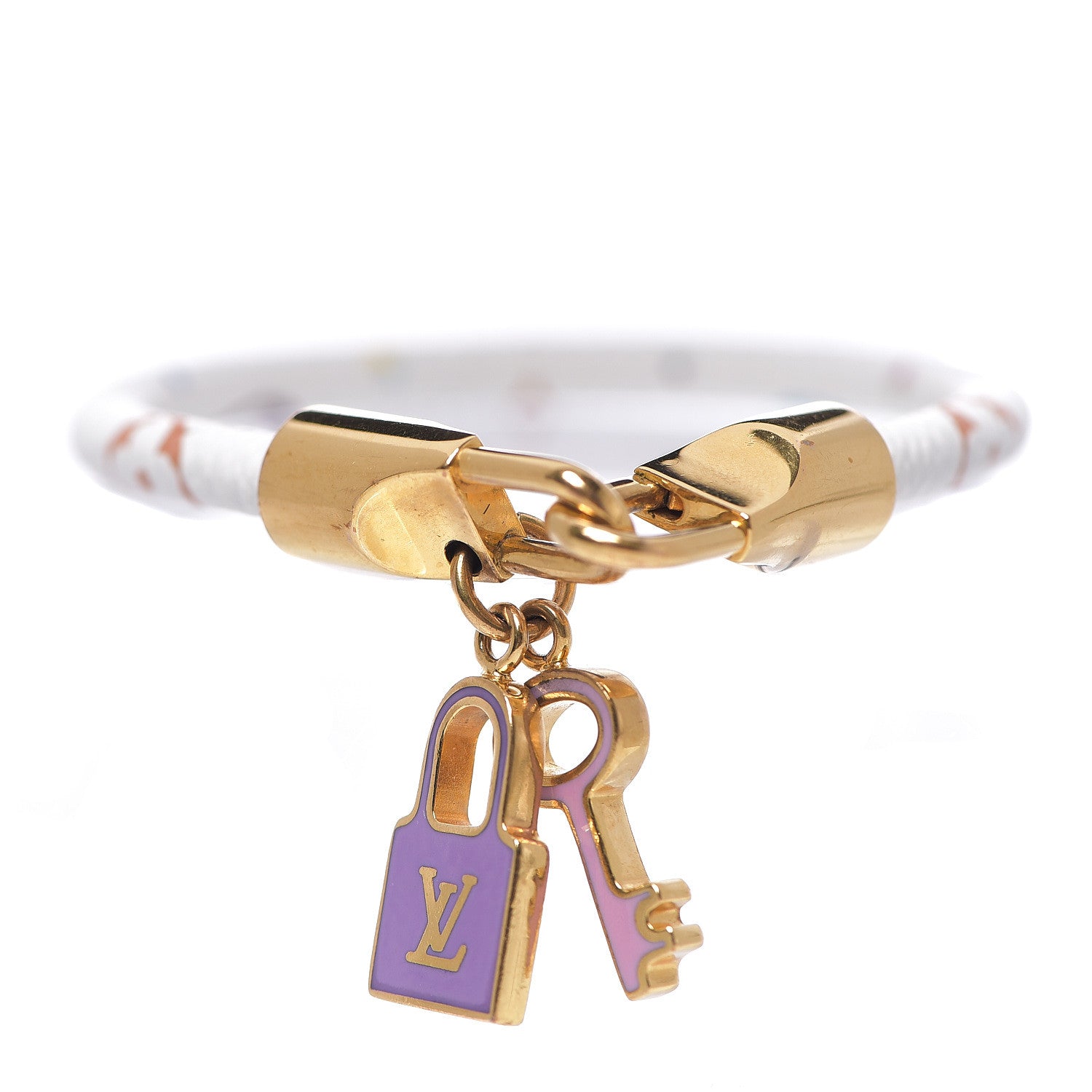 Louis Vuitton Monogram Multicolor Luck It Bracelet 17 White 1 of 2