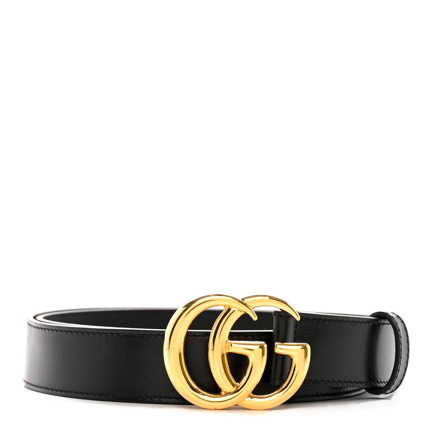 Gucci Plutone Calfskin Double G 30mm Belt 100 40 Black 1 of 11