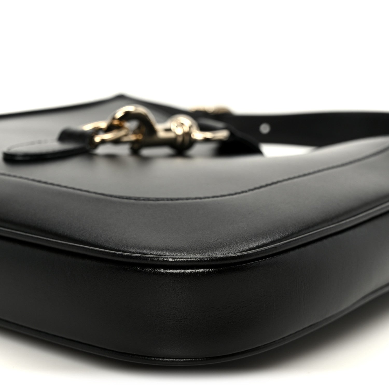 Gucci Boarded Dyana Lux Calfskin Medium Jackie 1961 Hobo Black 11 of 11
