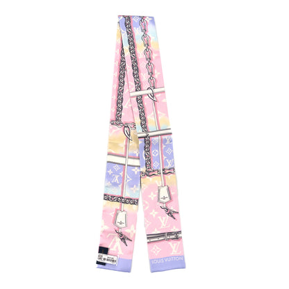 Louis Vuitton Silk Monogram Escale Confidential Bandeau Pink 2 of 4
