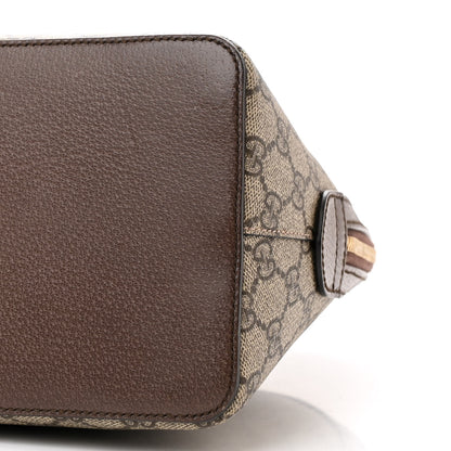 Gucci GG Supreme Monogram Web Medium Ophidia Top Handle Dome Bag Brown 13 of 13
