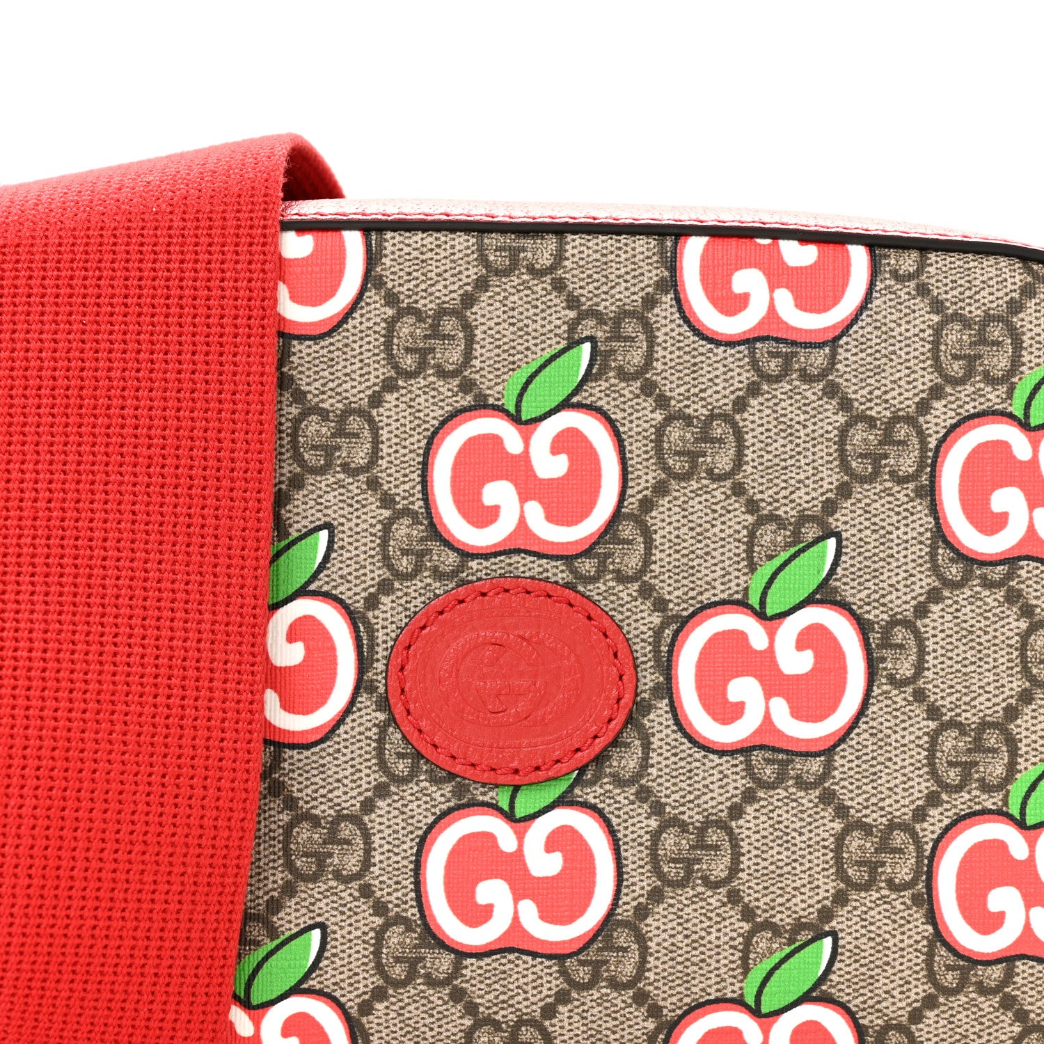 Gucci GG Supreme Monogram Apple Small Retro Interlocking G