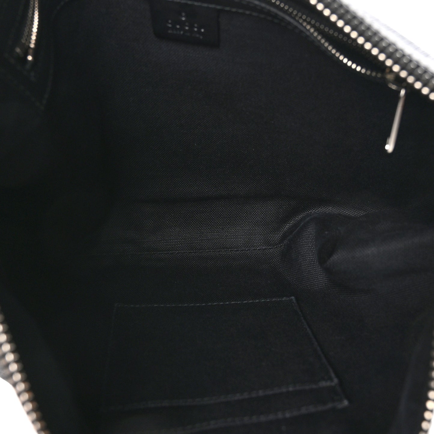 Soft GG Supreme Monogram Appia Calfskin Web East West Messenger Bag Black Grey