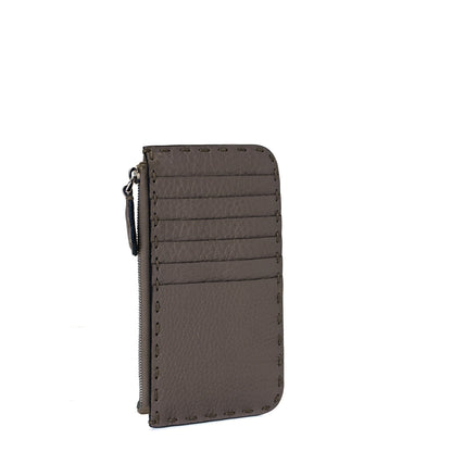 Fendi Cuoio Romano Selleria Zip Card Holder Corda 3 of 7