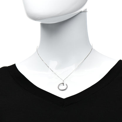 Cartier 18K White Gold Diamond Juste Un Clou Necklace 2 of 5