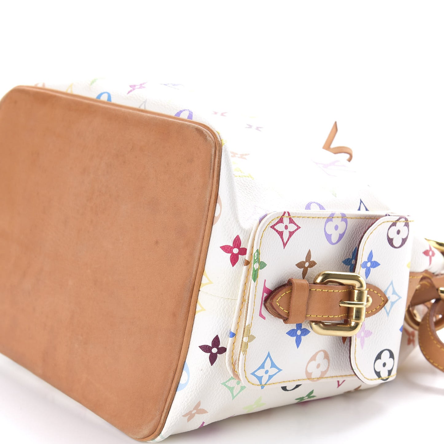 Monogram Multicolor Petit Noe White