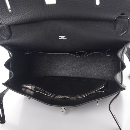 Hermes Taurillon Clemence Jypsiere 28 Black 5 of 8