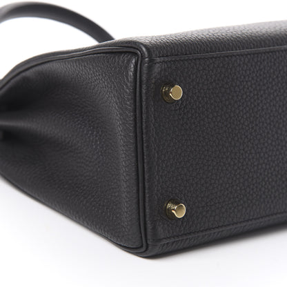 Hermes Togo Kelly Retourne 28 Black 8 of 12