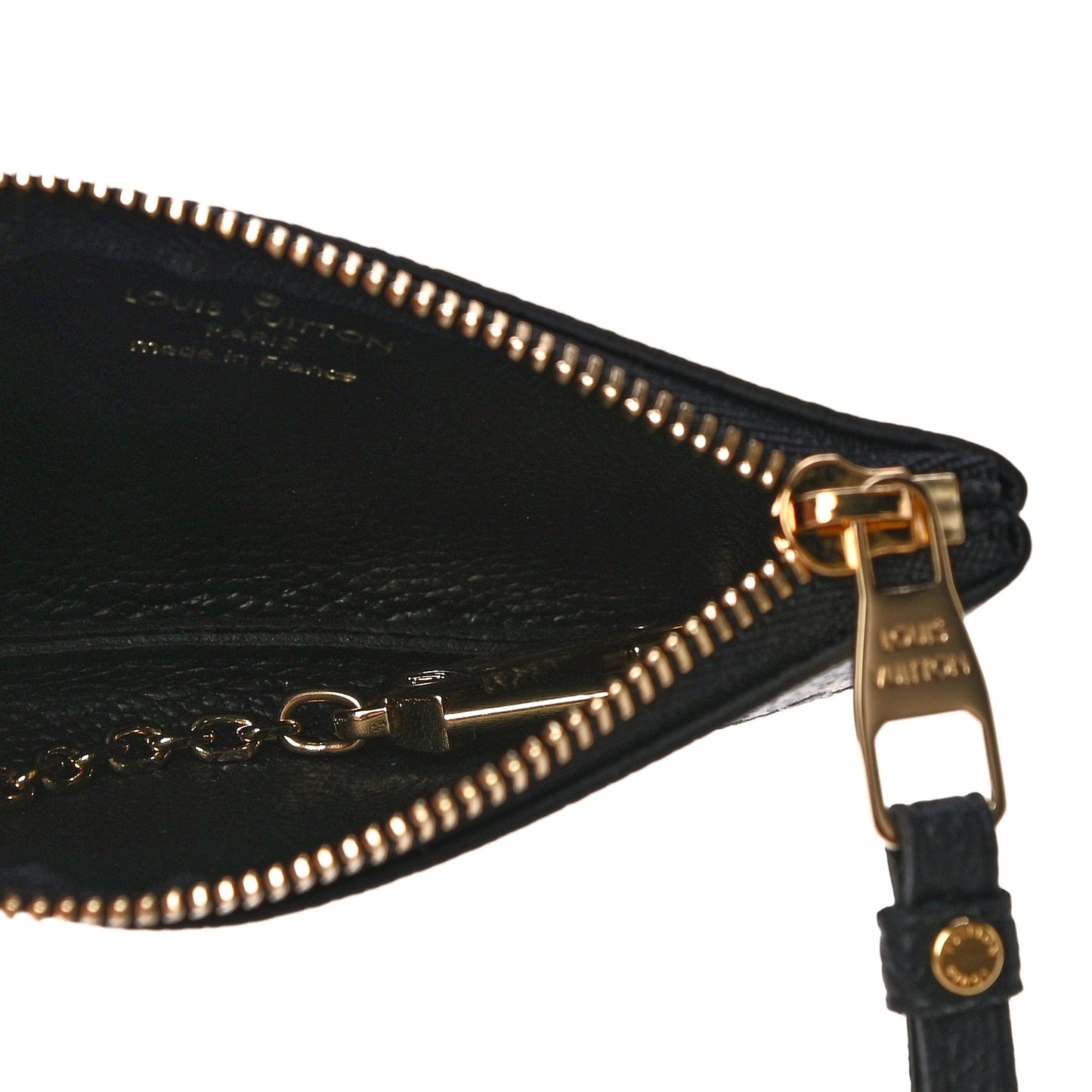 Empreinte Monogram Giant Key Pouch Black Beige