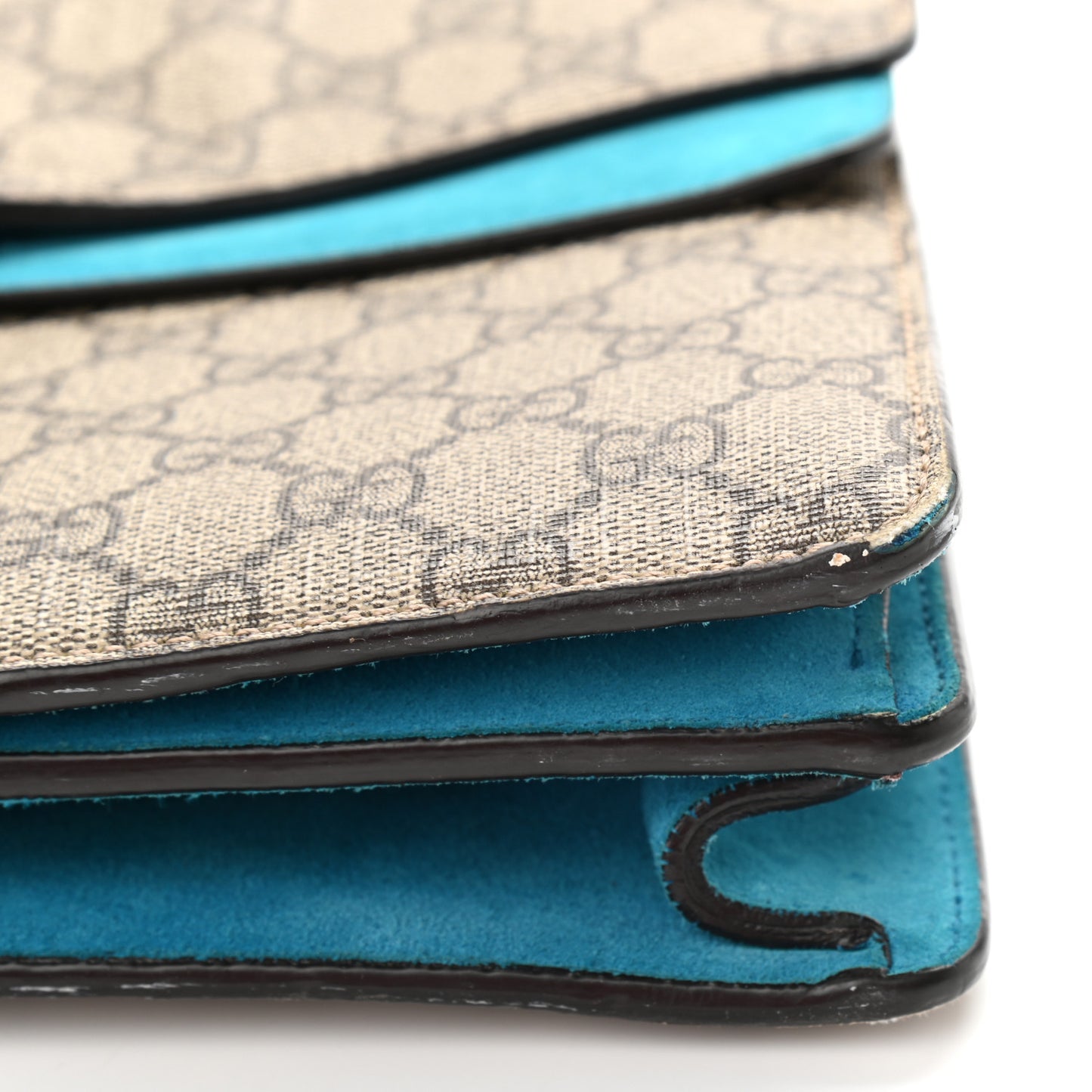 GG Supreme Monogram Medium Dionysus Shoulder Bag Blue