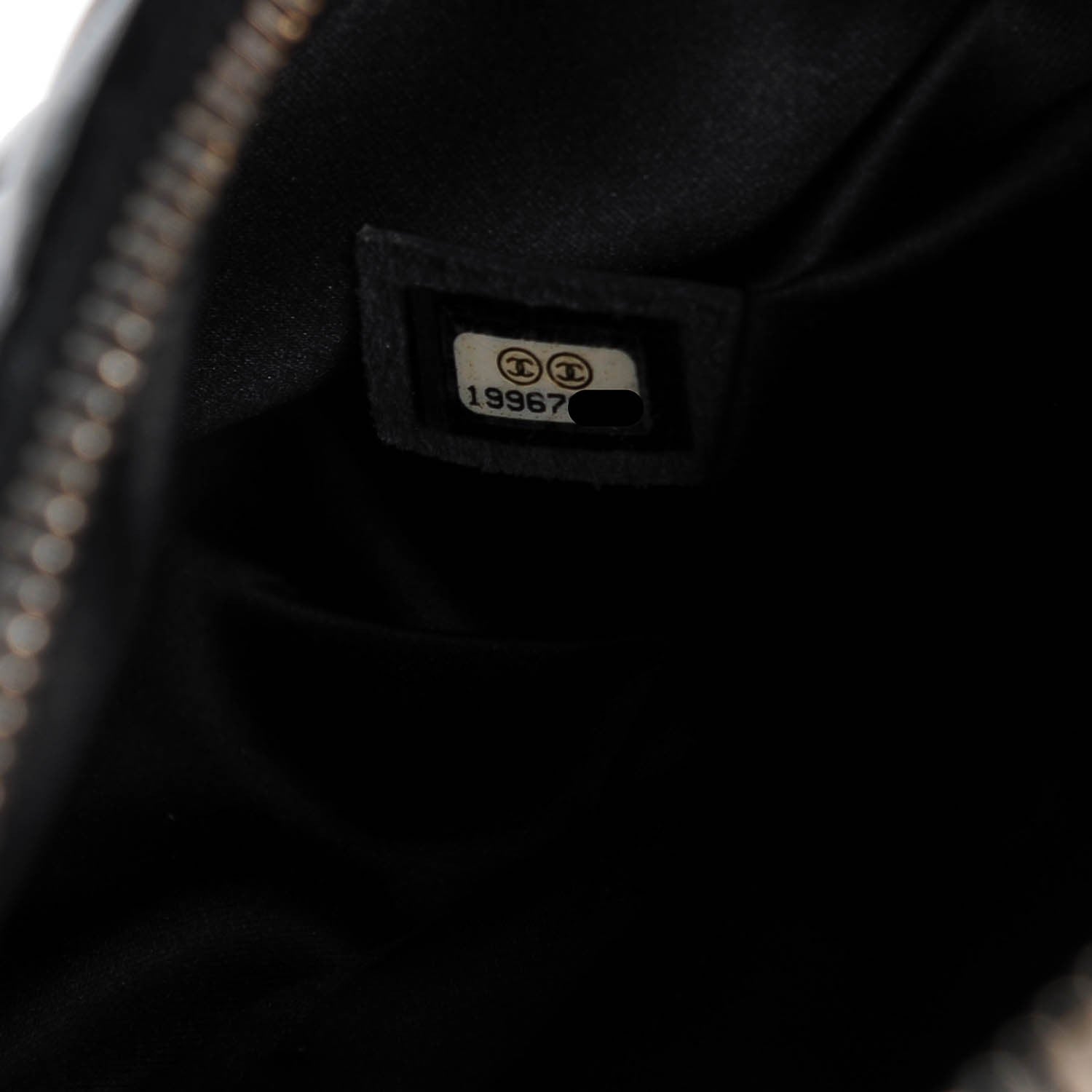 Chanel Lambskin Quilted Banane Waist Bag Fanny Pack Black 7 of 7
