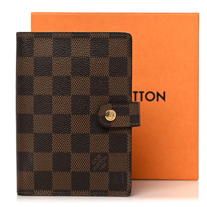 Louis Vuitton Damier Ebene Small Ring Agenda Cover 10 of 10