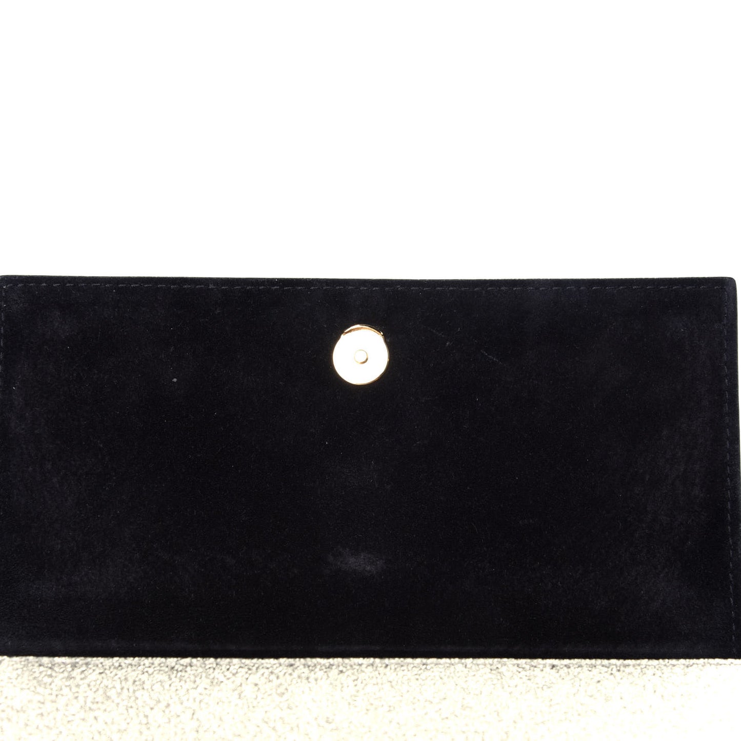 Metallic Calfskin Small Classic Monogram Kate Satchel Gold